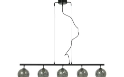 Atom Taklampa 114cm Svart/Rök