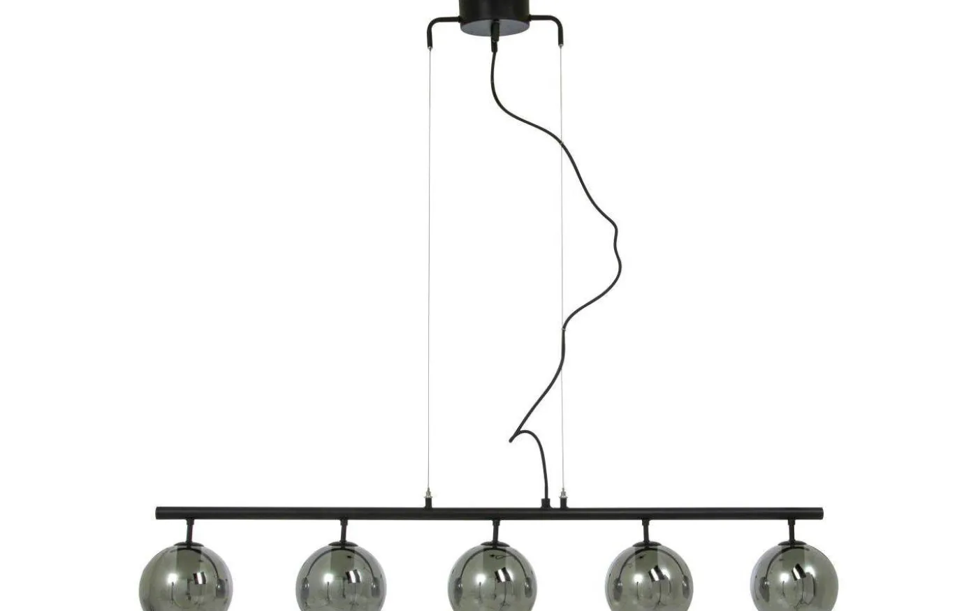 Atom Taklampa 114cm Svart/Rök