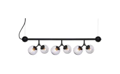 Atom Taklampa 80cm Svart/Smoke