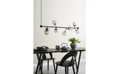 Atom Taklampa 123cm Svart/Smoke