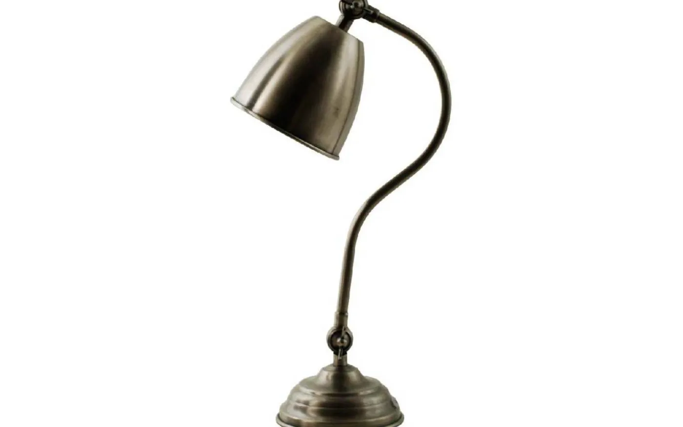 Atos Skrivbordslampa 48cm Antik Silver