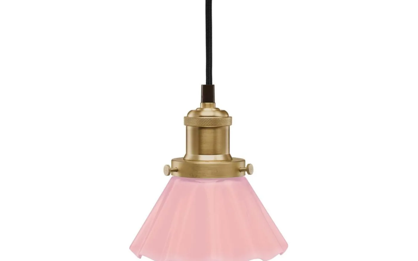 August Veckad Fönsterlampa 15cm Mässing/Rosa