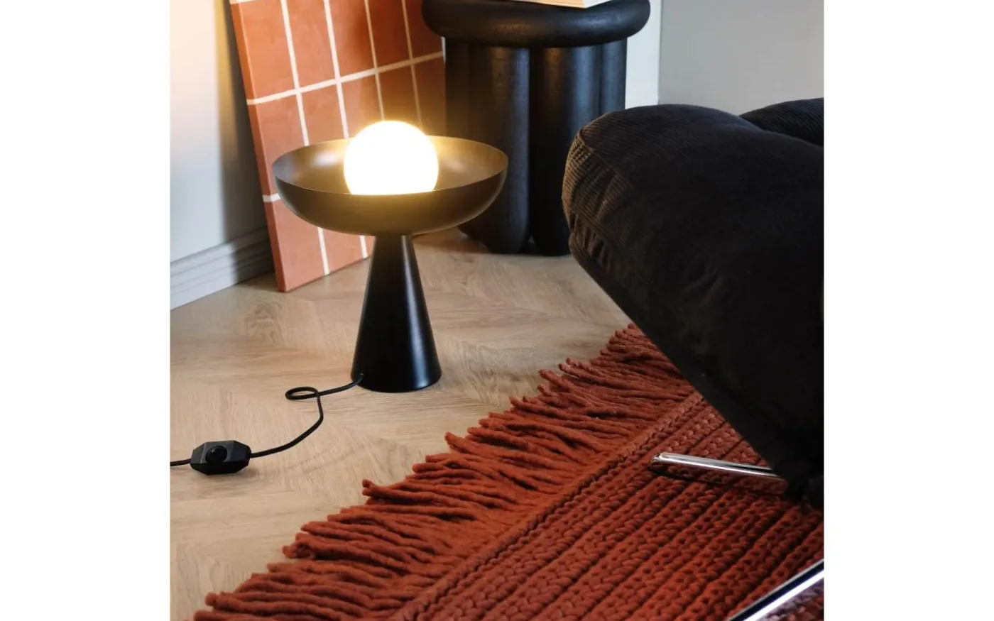 Ava Bordslampa 35cm Svart