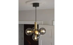 Avenue Taklampa Mässing/Rök