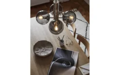 Avenue Taklampa Nickel/Rök