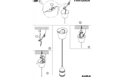 Avra Pendellampa Svart
