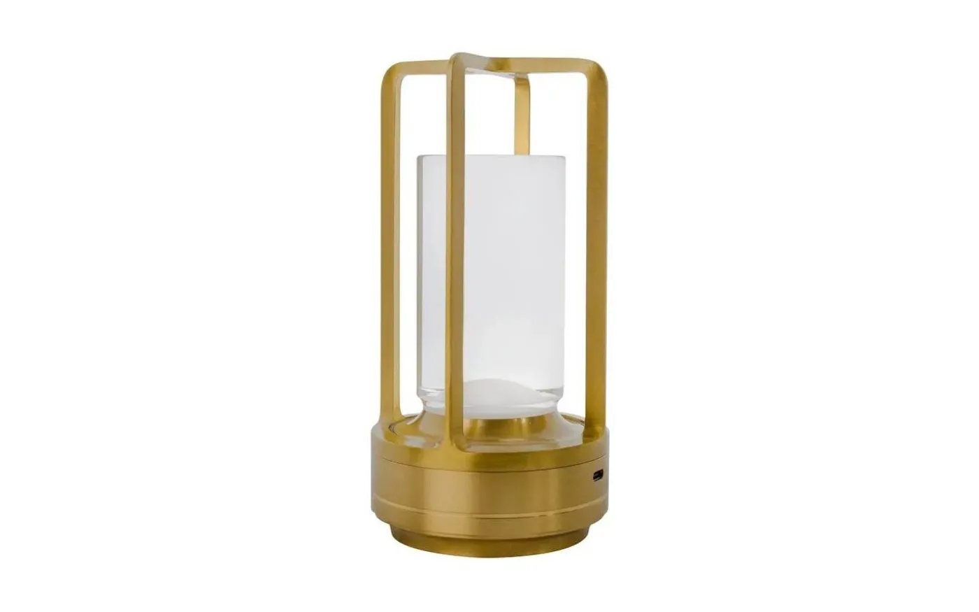 B178 Laddbar Bordslykta 18cm CCT LED Mässing