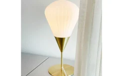 Ballon Bordslampa 45,5cm Opal/Mässing