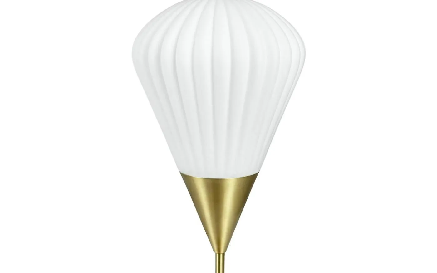 Ballon Bordslampa 45,5cm Opal/Mässing