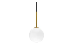 Ballon Fönsterlampa 14cm Mässing/Opalglas