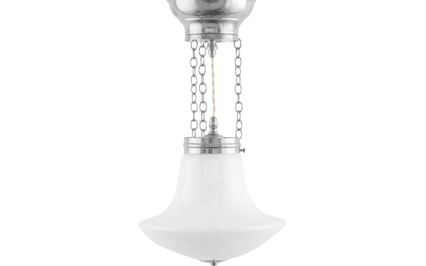 Balusterskärm 100/280 - Vitt överfångsglas