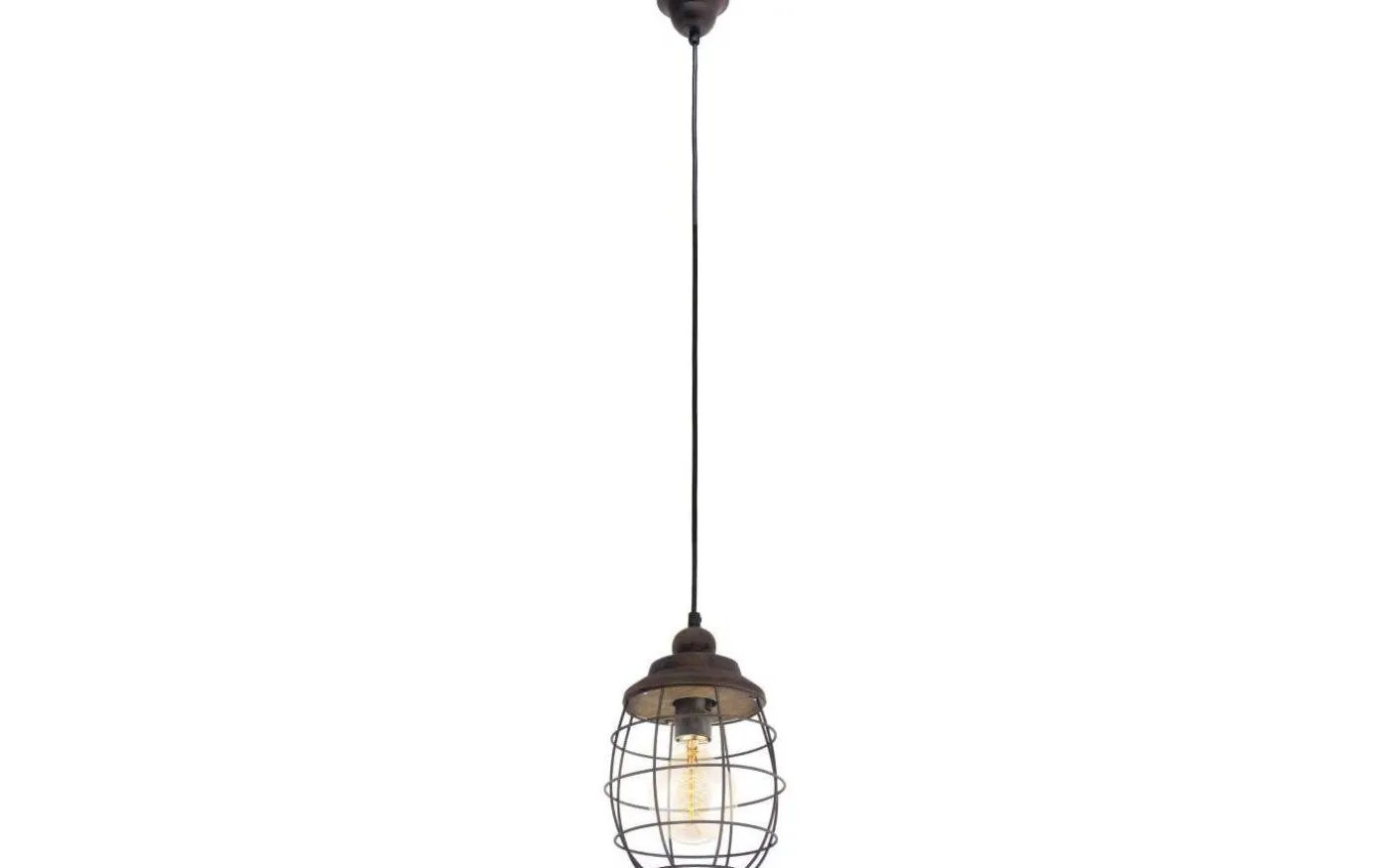 Bampton Fönsterlampa 18cm Brun