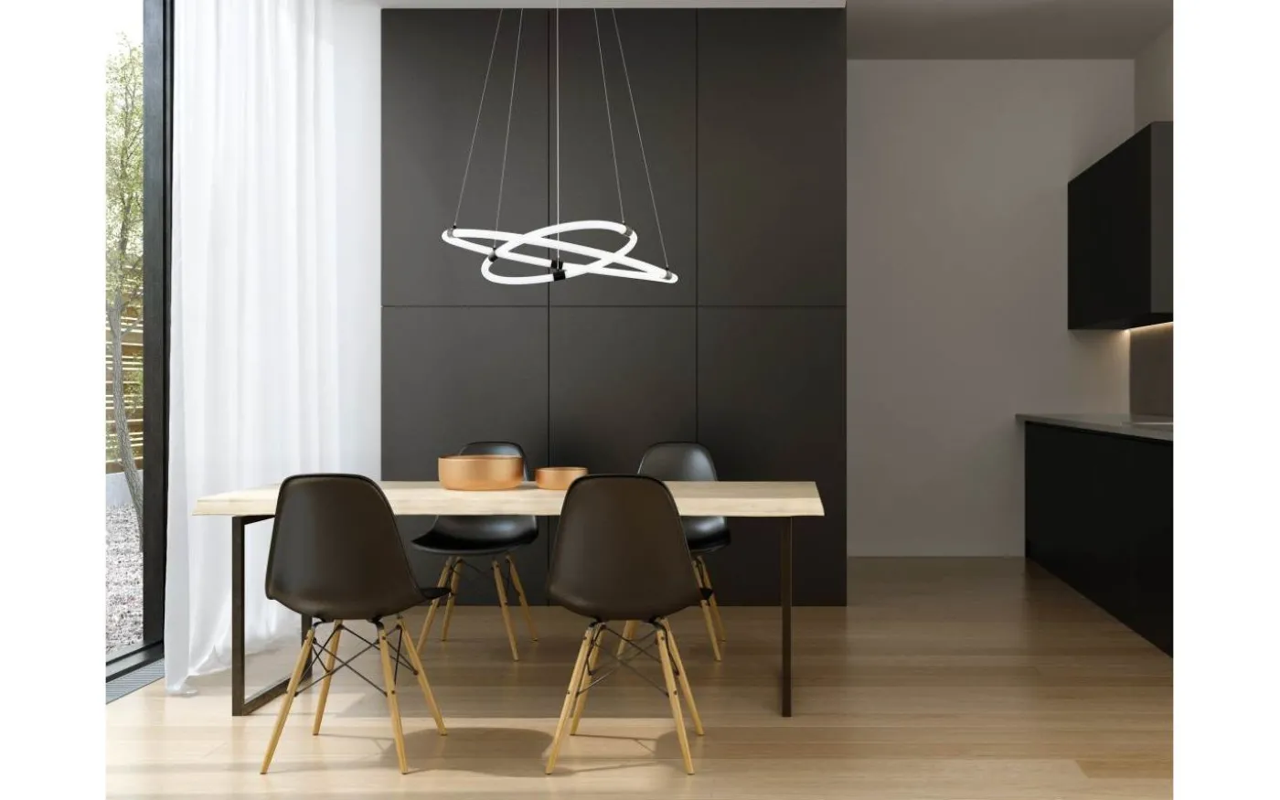 Banderillas Taklampa 60cm LED 3000K 22W Vit