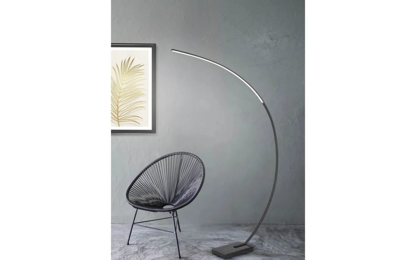 Bangkok Golvlampa LED mattsvart