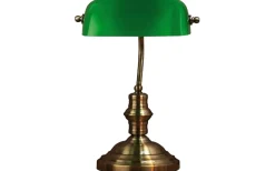 Bankers Bordslampa 42cm Grön