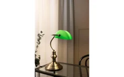 Bankers Bordslampa 42cm Grön