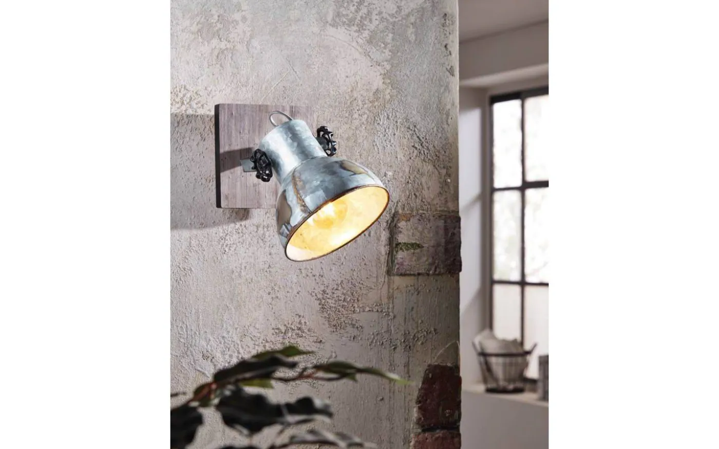 Barnstaple Vägglampa Grå