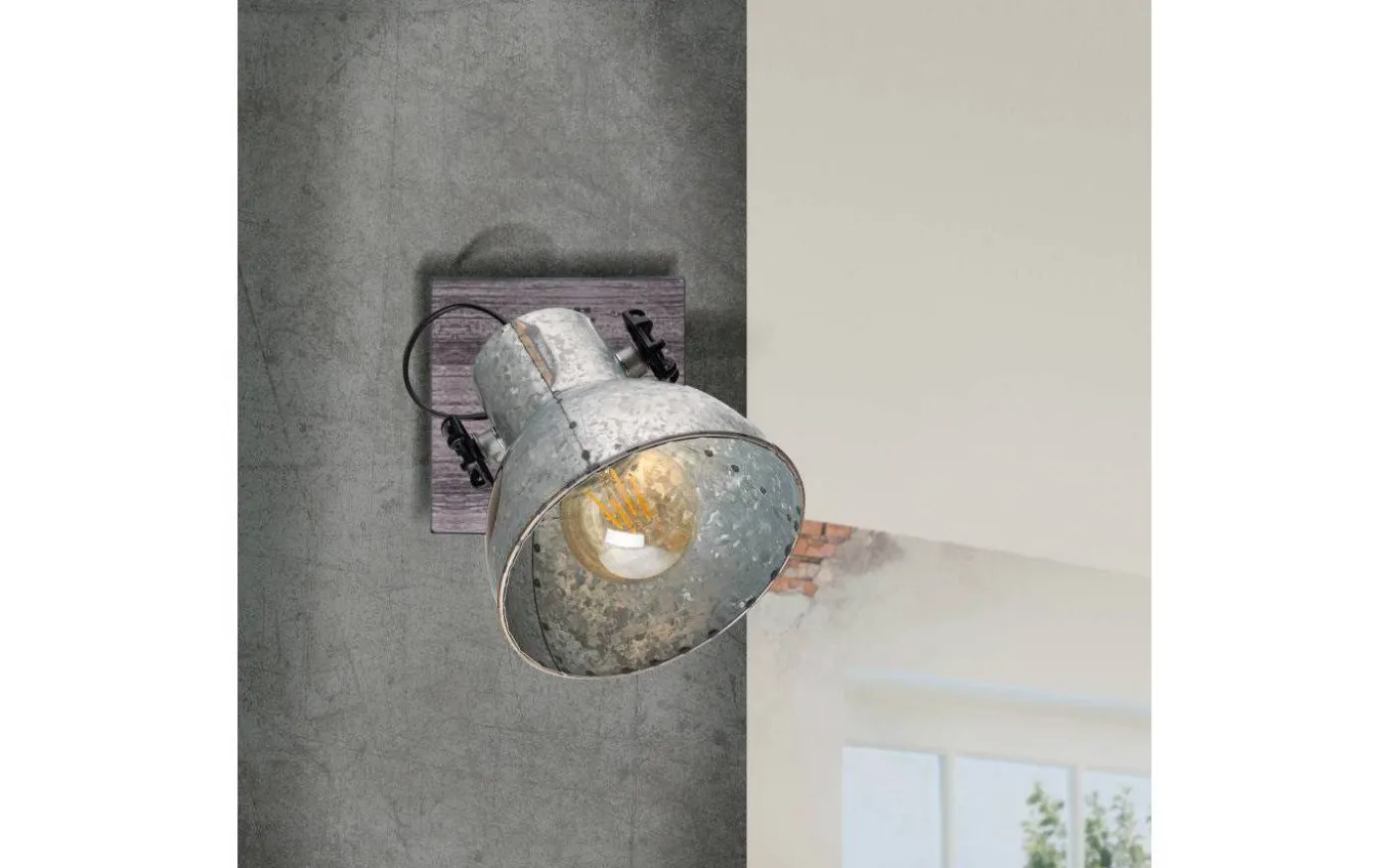 Barnstaple Vägglampa Grå