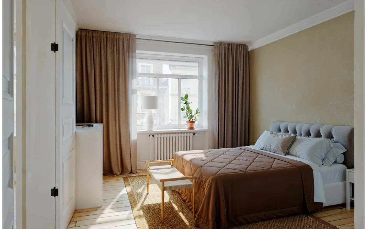 Bartha Bordslampa 74cm Brun/Beige