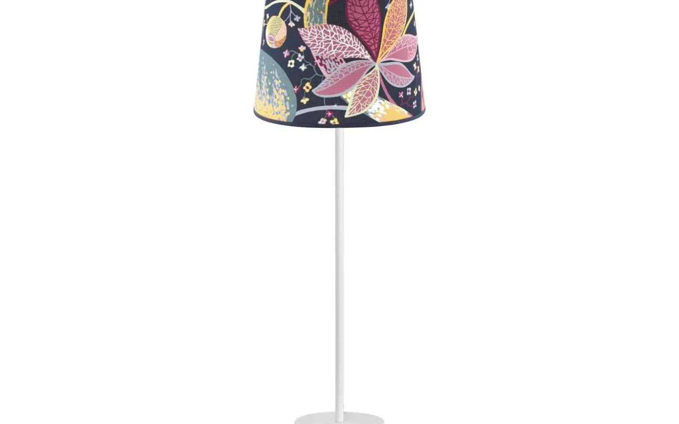 Base Bordslampa 71cm Vit med mönstrad skärm