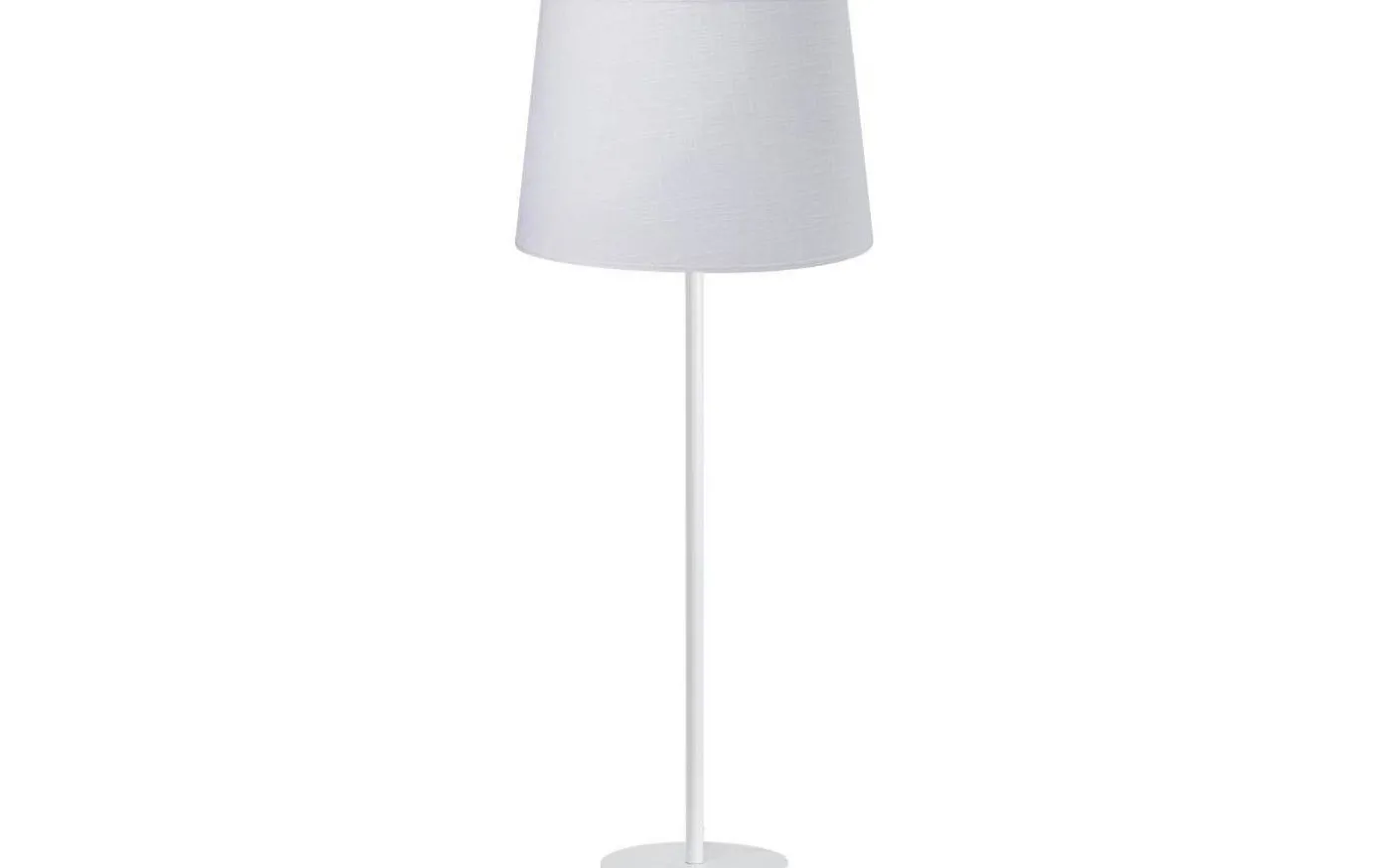 Base Bordslampa 71cm Vit med vit skärm