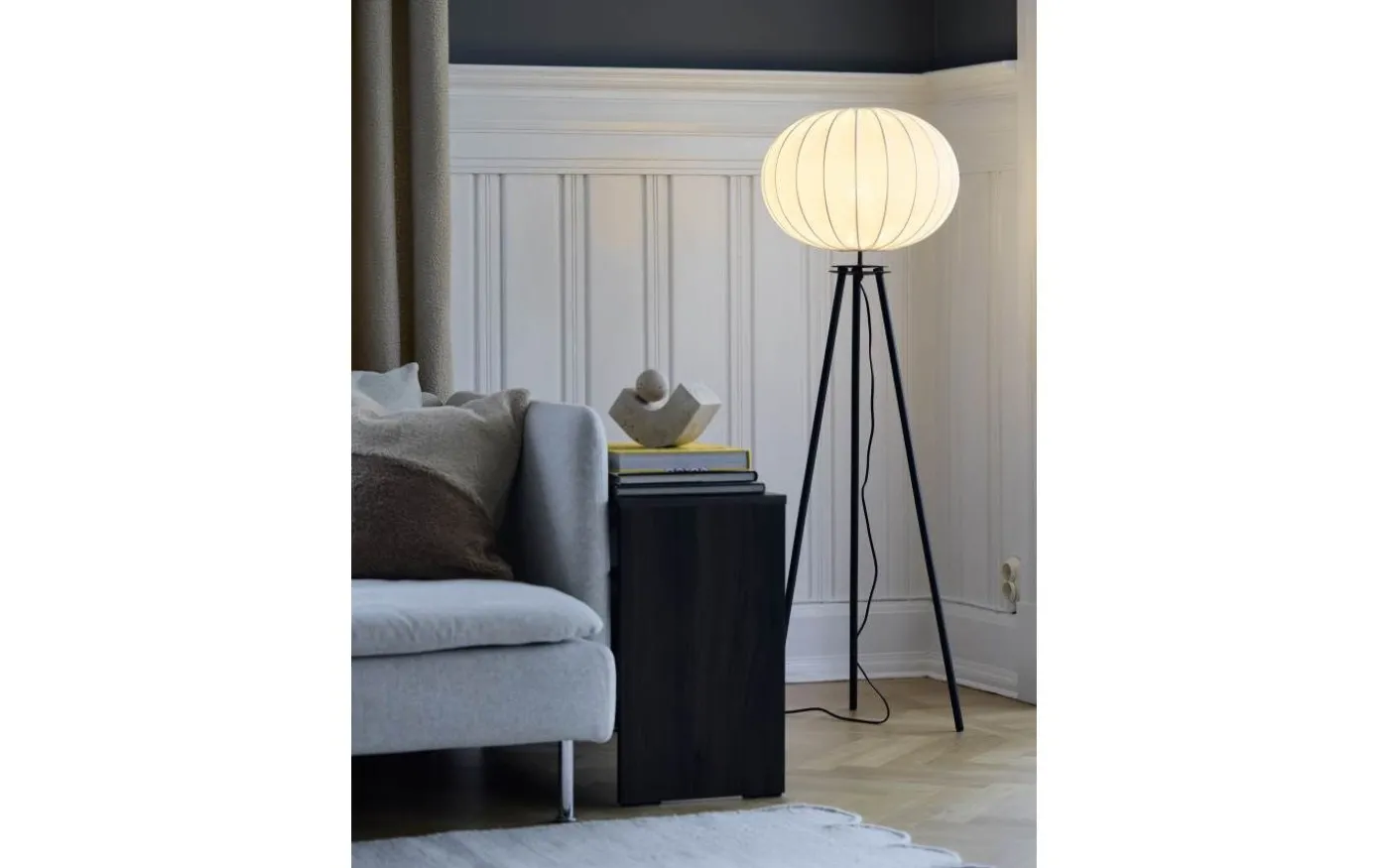 Base Tripod Golvfot 105cm Matt Svart