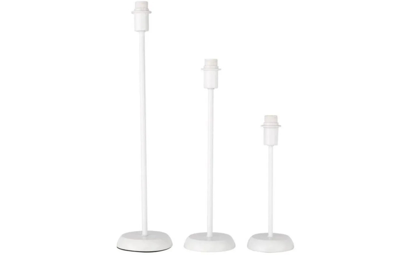 Basic Lampfot 40cm Vit