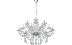 Basilano Kristallkrona 18-Arm 100cm Krom