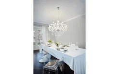 Basilano Kristallkrona 18-Arm 100cm Krom