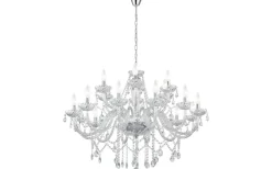 Basilano Kristallkrona 18-Arm 100cm Krom