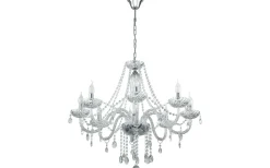 Basilano Kristallkrona 8-Arm 82cm Krom