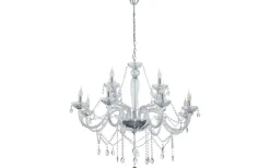 Basilano Kristallkrona 12-Arm 100cm Krom