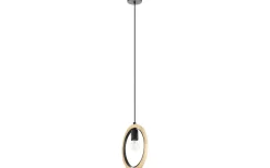 Basildon Fönsterlampa 19cm Trä/Svart
