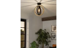 Basildon Plafond 32cm Natur/Svart