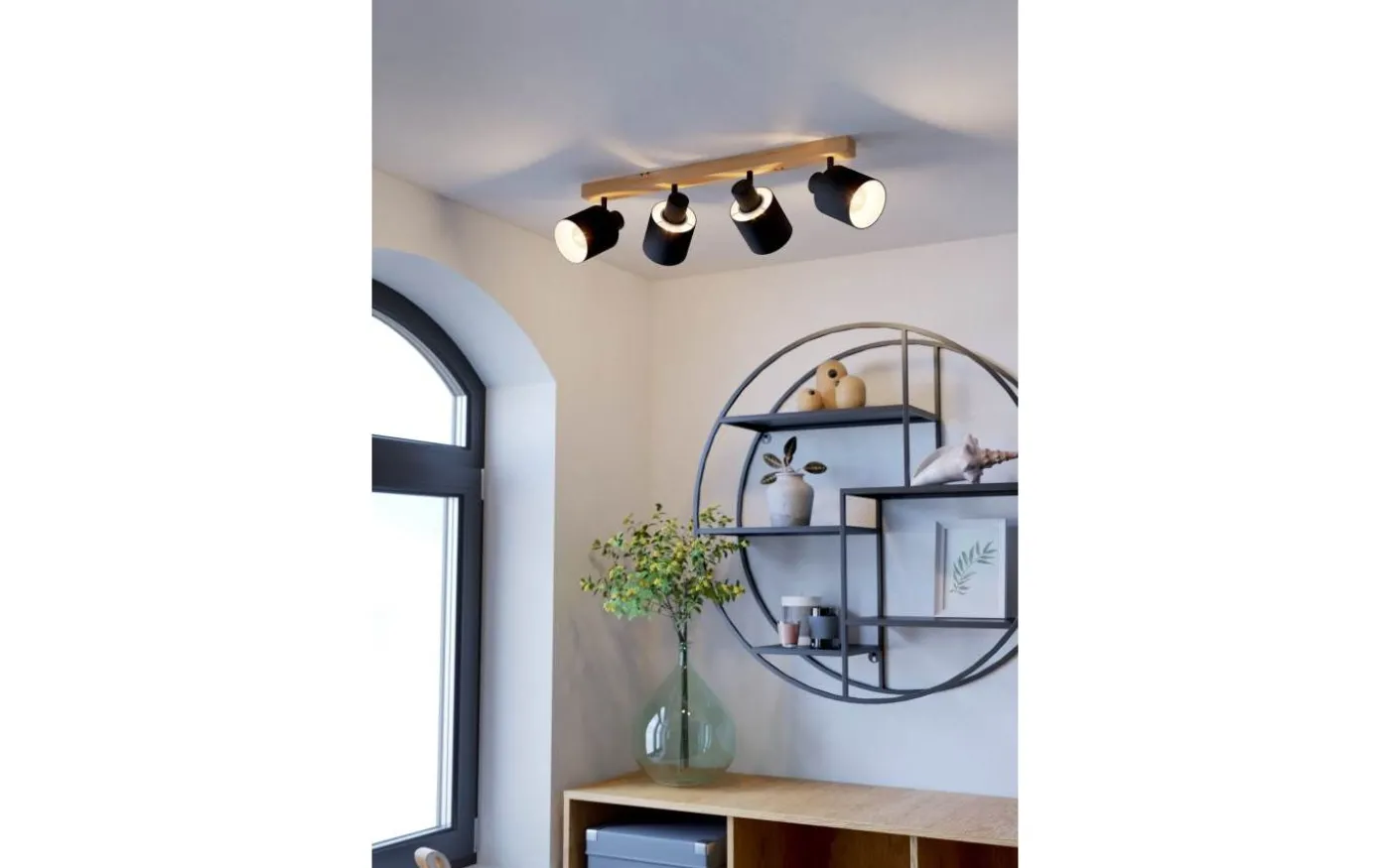 Batallas Takspotlight 63cm Svart