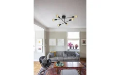 Baton Plafond 6L 68cm Svart