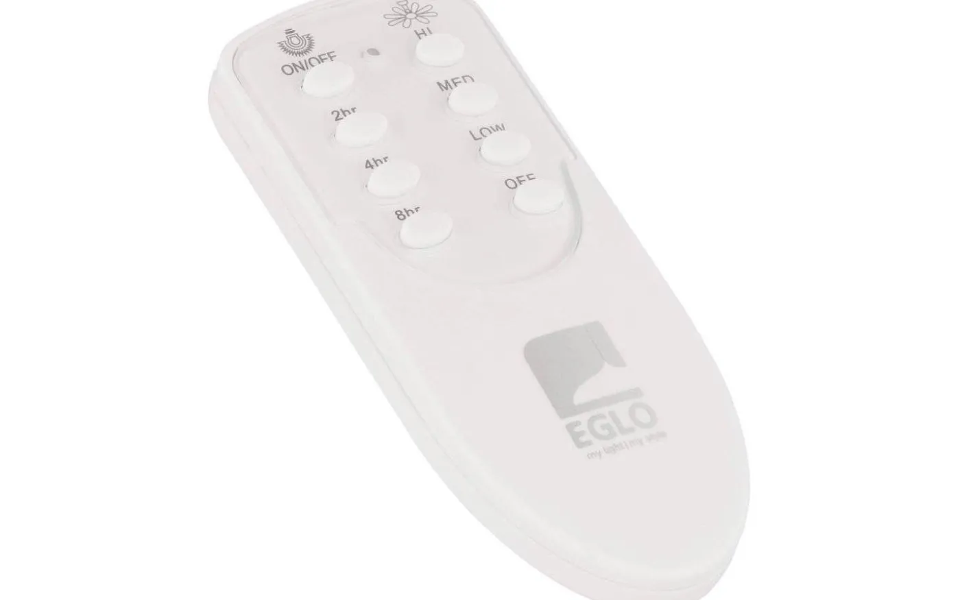 Bavaro Takfläkt 112cm Vit Med LED-Lampa