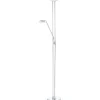 Baya Golvlampa 180cm LED 3000K 2,5+20W Krom