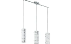 Bayman Taklampa 72cm Krom/Vit