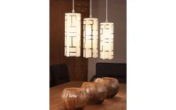 Bayman Taklampa 72cm Krom/Vit