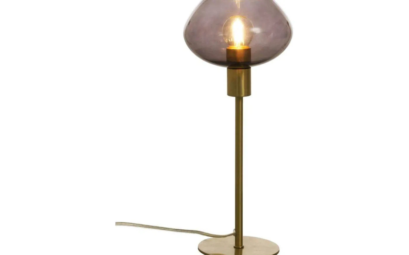 Bell Bordslampa 37,5cm Matt Mässing/Rök