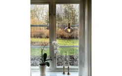 Bell Fönsterlampa 15cm Matt Mässing/Rök