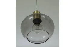 Bell Fönsterlampa 15cm Matt Mässing/Rök