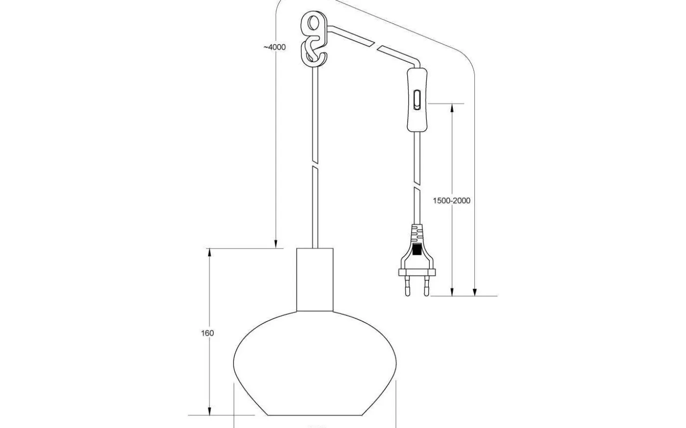 Bell Fönsterlampa 15cm Mässing/Amber