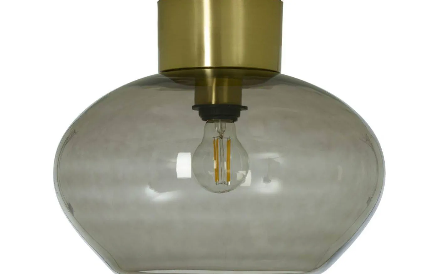 Bell Plafond 35cm Matt Mässing/Rök