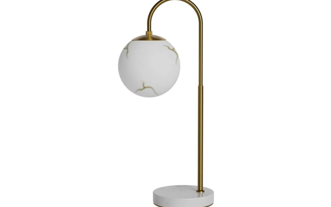 Bellagio Bordslampa 60cm Mässing/Vit