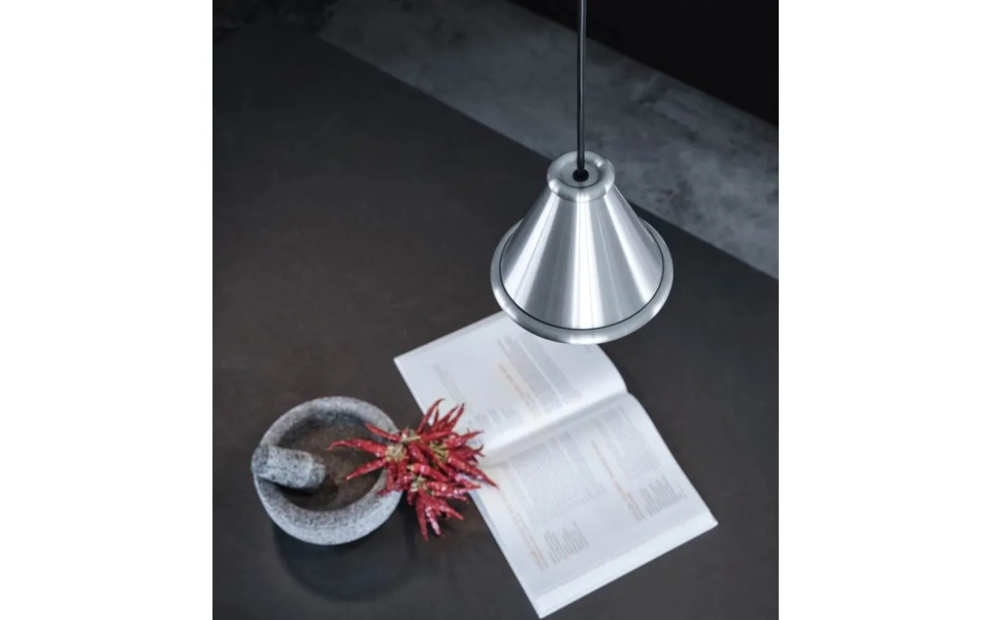 Belle Fönsterlampa Ø15cm Slipad Aluminium