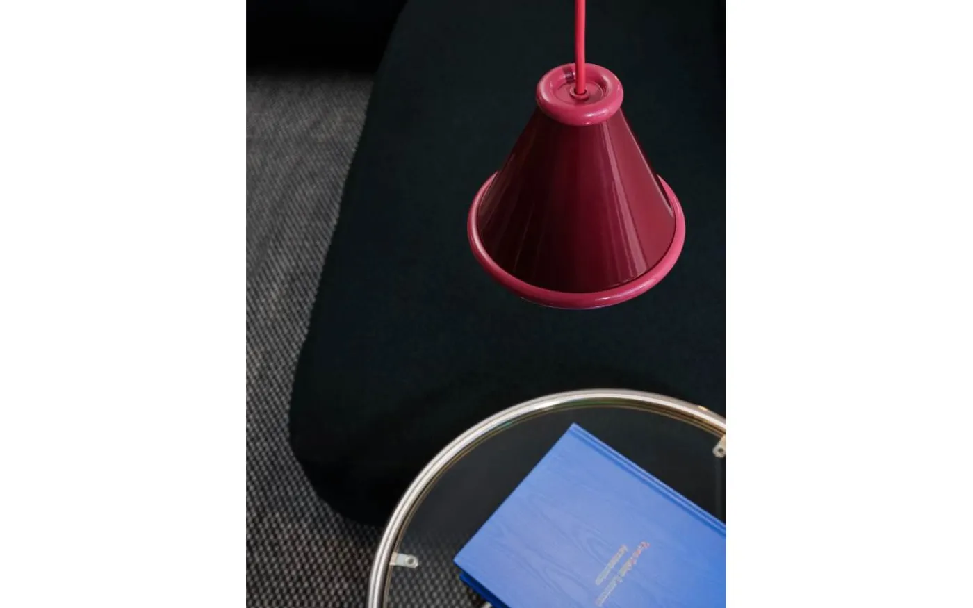 Belle Fönsterlampa Ø15cm Wine Red/Red Violet