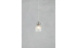 Bellis Fönsterlampa 18cm Klar/Satinnickel