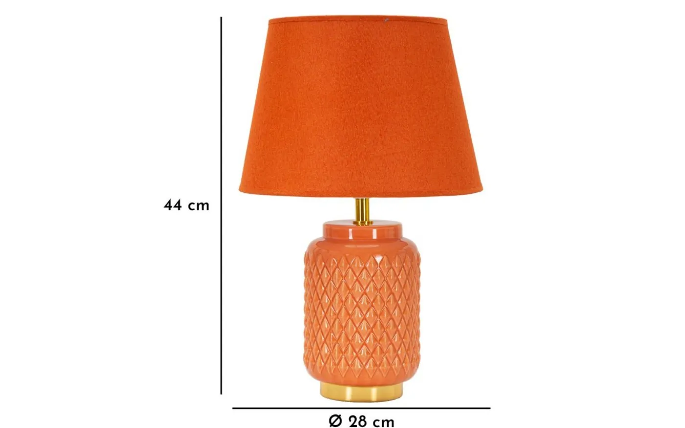 Bello Bordslampa 44cm Orange